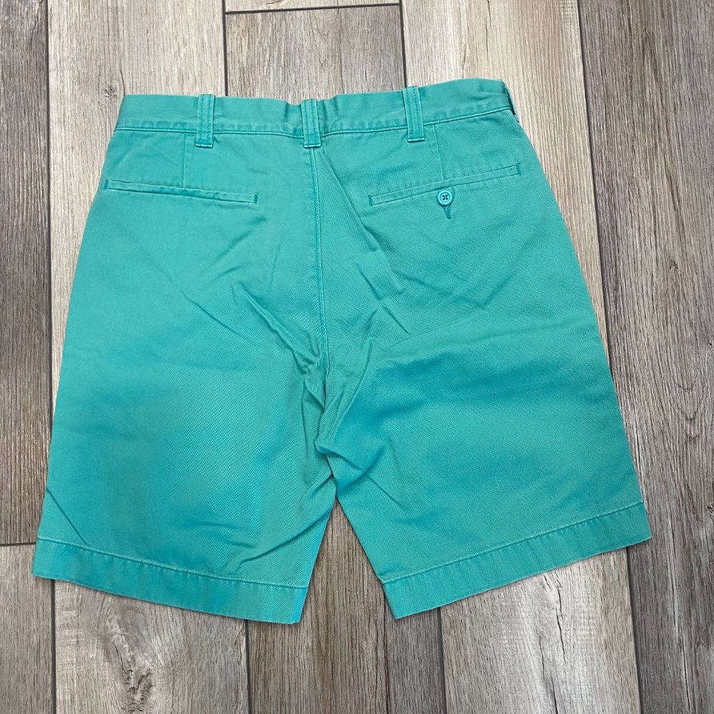 Men's J. Crew turquoise shorts size 30 - Picture 2 of 5